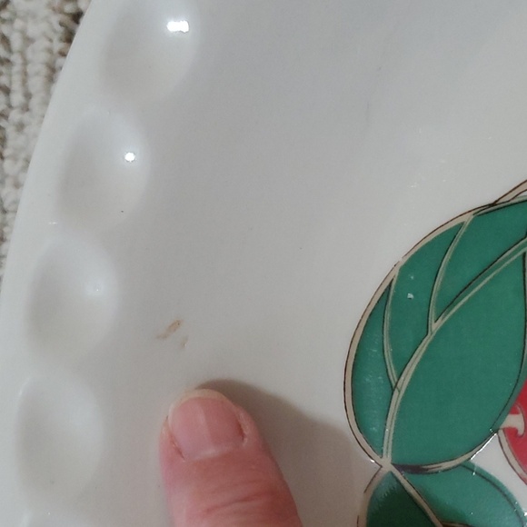 Cherry Pie Plate With Recipe Heavy Porcelain Dish Bake Cook Dining Party - Picture 6 of 8